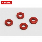 [KYOSHO] Aluminum Color (3x6.5x1.5mm/Red/4pcs)