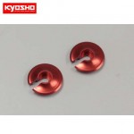 [KYOSHO] Aluminum Spring Sheet(14mm/Red/2pcs)