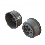 [ARRMA] ARA510126 SC 2.2/3.0 WHEEL 14MM HEX (GUN METAL/2PCS) ĿƮ 14mm 