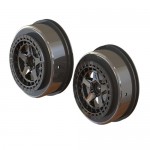 [ARRMA] SC 2.2/3.0 WHEEL 14mm HEX (BLACK CHROME/2pcs)