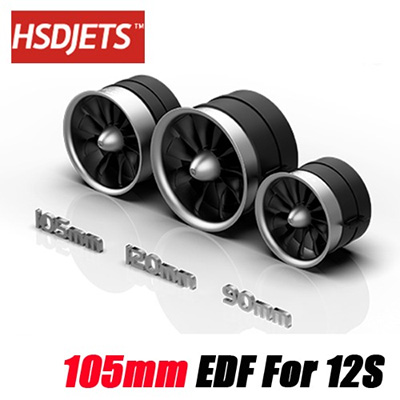 ¾Ë¾¾¹ðÅ© HSDJETS S-EDF 105mm For 12S (44.4v) Thrust 7.4kg - ¸ðÅÍ Æ÷ÇÔ