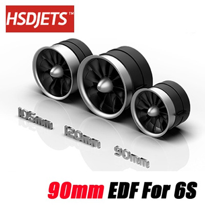�˾���ũ  HSDJETS S-EDF 90mm For 6S (22.2v) Thrust 3.7kg - ���� ����
