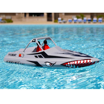 �˾���ũ PRB08045T1 [PROBOAT] Sprintjet 9-inch Self-Right Jet Boat RTR, Silver - ���͸�, ������ ����