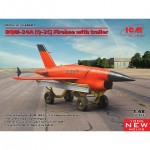 [ICM] BICM48401 1/48 BQM-34A,Q-2C Firebee with Trailer