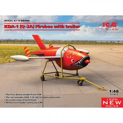 [˾ũ] BICM48400 [ICM] BICM48400 1/48 KDA-1,Q-2A Firebee with Trailer