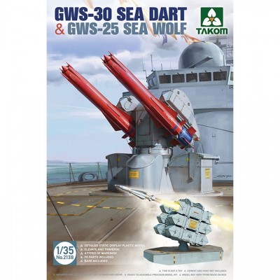 [˾ũ] BT2138 [Takom] BT2138 1/35 GWS-30 Sea Dart and GWS-25 Sea Wolf