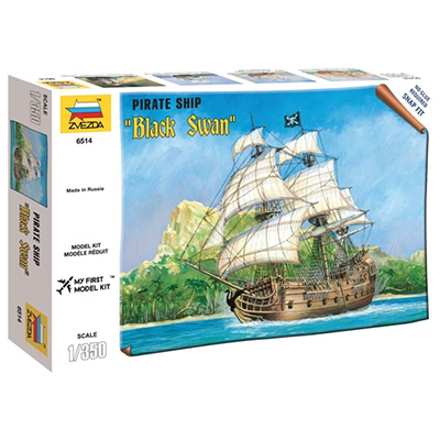 [˾ũ] BZ6514 [Zvezda] 1/350 Pirate Ship