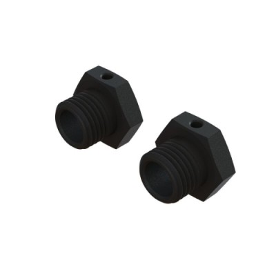 �˾���ũ ARA311067 [ARRMA] ARA311067 Aluminum Wheel Hex 17mm - 14.6mm Thick, Black (2)