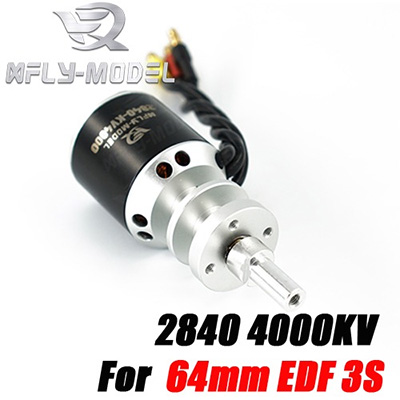 [�˾���ũ]  [XFLY] 2840-KV4000 3S Outrunner Brushless Motor - 64mm ��Ʈ�� ����