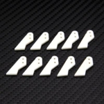 Nylon Horns L8 x H15mm 10pcs