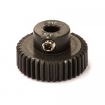 [INTEGY] Billet Machined Hard Anodized Aluminum 64 Pitch Pinion 22 Teeth for 0.125 Shaft