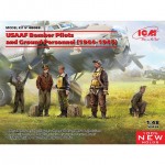 [ICM] BICM48088 1/48 USAAF Bomber Pilots and Ground Personnel 1944-1945
