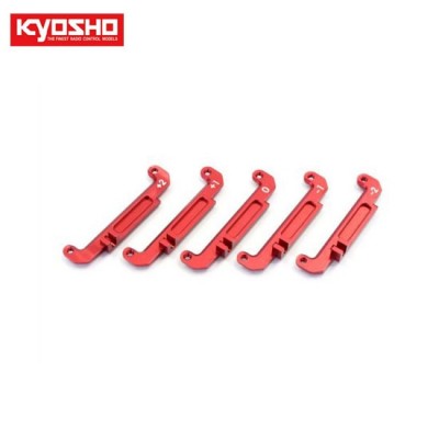 [�˾���ũ] KYMBW027RB [KYOSHO] Setting Steering Plate Set (Red)