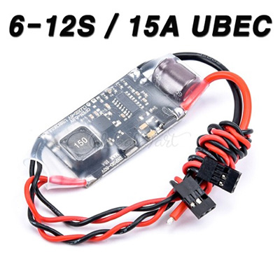 [˾ũ]  UBEC 15A ַ (Է 22.2V ~ 44.4V /  5V 15A)