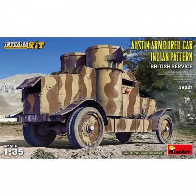 [˾ũ] BE39021 [Miniart] BE39021 1/35 Austin Armoured Car Indian Pattern British Service Interior Kit