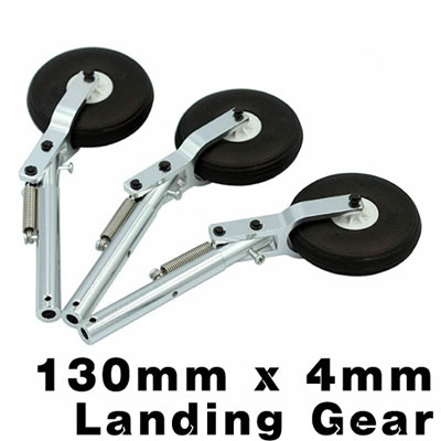 �˾���ũ  130mm Alu Shock Landing Gear 4mm - �������