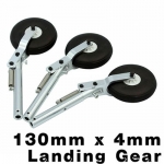 130mm Alu Shock Landing Gear 4mm - �������