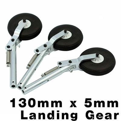 �˾���ũ  130mm Alu Shock Landing Gear 5mm - �������