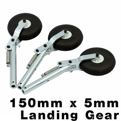 [˾ũ]  150mm Alu Shock Landing Gear 5mm - 