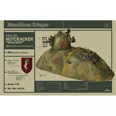 [�˾���ũ] BH64124 [Hasegawa] BH64124 1/35 P.K.H.103 Nutcracker Wald Geist - ��ġ ����