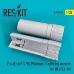 [MIG AMMO] CGRSU32-0043 1/32 F-4(E/J/F/G/S) Phantom II exhaust nozzles for REVELL Kit