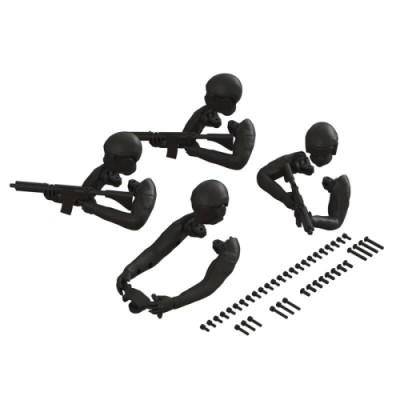 �˾���ũ ARA480057 [ARRMA] ARA480057 Driver Figure Set, Black