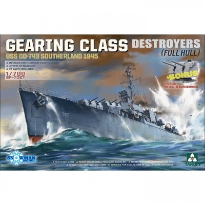 [˾ũ] BTSP-7057 [Takom] BTSP-7057 1/700 Gearing-Class Destroyers USS DD-743 Southerland 1944