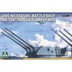 [Takom] BT5015 1/72 USS Missouri Battleship Mk.7 16 inch/50 Gun Turret No.1