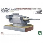 [Takom] BT5014 1/72 15cm Sk C/28 Guns Battleship Bismarck Bb II Stb II Turret