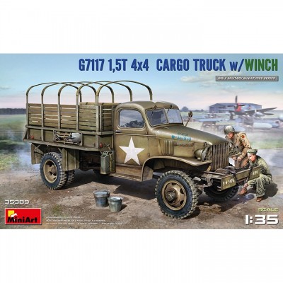 [˾ũ] BE35389 [Miniart] BE35389 1/35 1.5t 4x4 G7117 Cargo Truck w/Winch