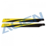 [ALIGN] T-Rex600 3G Carbon Fiber Blades(Yellow)
