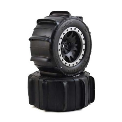 [˾ũ] PRO1014613 [PROLINE-RACING] 10146-13 Pro-Line X-Maxx Sling Shot Pre-Mounted Sand Tires w/Impulse Pro-Loc Wheels (MX43)