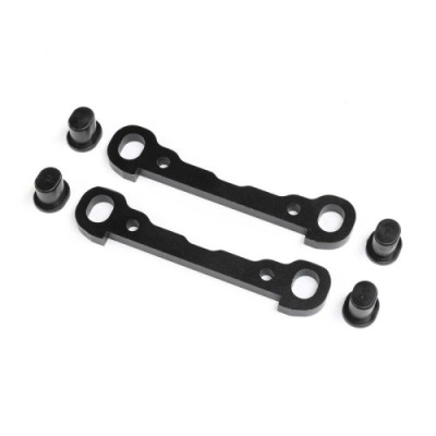�˾���ũ LOS254071 [TEAM LOSI] Front Hinge Pin Braces, Black: DBXL 2.0