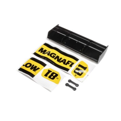 �˾���ũ LOS250054 [TEAM LOSI] Wing, Magnaflow, Black: DBXL 2.0