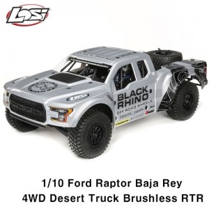[TEAM LOSI] [���左�� ���ڷ���]1/10 Black Rhino Ford Raptor Baja Rey 4WD Brushless RTR with SMART