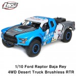 [TEAM LOSI] [左 ڷ]1/10 King Shocks Ford Raptor Baja Rey 4WD Brushless RTR with SMART