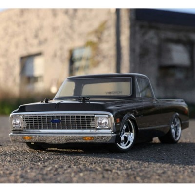 [˾ũ] LOS03034T2 [TEAM LOSI] 1/10 1972 Chevy C10 Pickup Truck V100 AWD RTR, Black - ͸,  ʿ