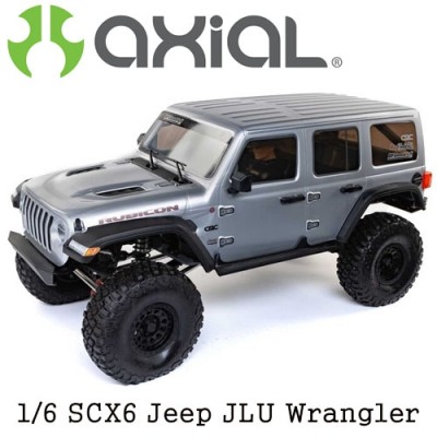[�˾���ũ] AXI05000T2 [Axial] [����� �ʴ��� ��Ŭ����] 1/6 SCX6 Jeep JLU Wrangler 4WD Rock Crawler RTR: Silver