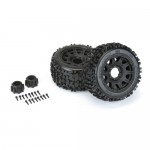 [PROLINE-RACING] 1178-10 Badlands F/R 3.8 MT Tires Mounted 17mm Blk Raid (2)
