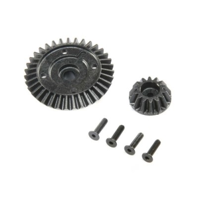 [˾ũ] TLR332083 [TLR Racing] Ring and Pinion, Composite(Center Diff Only):22X-4