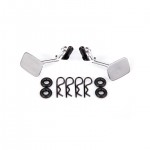[Traxxas] AX9121 Mirrors, side, chrome (left & right)/ o-rings (4)/ body clips (4) (fits 9112 body)