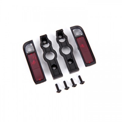 [˾ũ] AX9122 [Traxxas] AX9122 Tail light housing, black (2)/ lens (2)/ retainers (left & right)/ 2.6x8 BCS (self-tapping) (4)