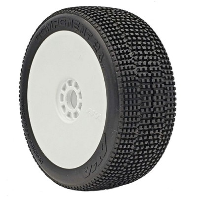 [˾ũ] AKA14032QRW [AKA] 1:8 BUGGY COMPONENT 2AB EVO WHEEL PRMT WHT SSLW(2)