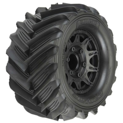 [˾ũ] PRO1019610 [PROLINE-RACING] 10196-10 1/10 Demolisher Front/Rear 2.8 MT Tires Mounted 12mm Blk Raid (2)
