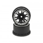 [PROLINE-RACING] 2763-03 Pro-Line X-MAXX Impulse Pro-Loc Wheels (Black w/Stone Gray Rings) (2)