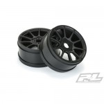 [PROLINE-RACING] 2784-03 2020-NEW AP2784-03 Mach 10 Black Front or Rear Wheels (4) for 1:8 Buggy