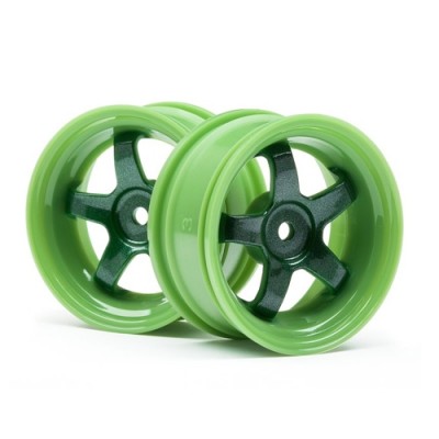 [˾ũ] 111090 [HPI] WORK MEISTER S1 WHEEL GREEN 26mm (3mm OS/2pcs)