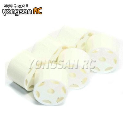 [˾ũ] 3540 [HPI] 1/12 SUPER DISH WHEELS FRONT WHITE (6 pcs)