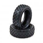 [SCHUMACHER] Schumacher Wide Stagger Rib 2.2 1/10 4WD Buggy Front Tire (2) (Yellow) SCHU6810