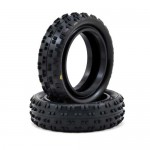 [SCHUMACHER] Schumacher Cut Stagger Low Profile 2.2 1/10 2WD Buggy Front Tires (2) (Yellow) SCHU6770
